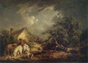George Morland The Approaching Storm oil painting